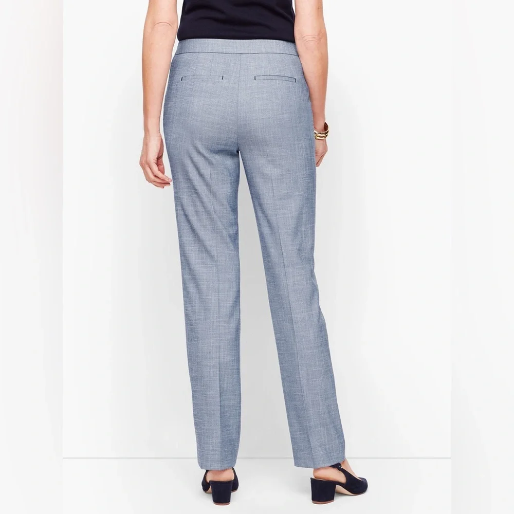 NWT Talbots Sharkskin Straight Leg Dress Pants Size 8